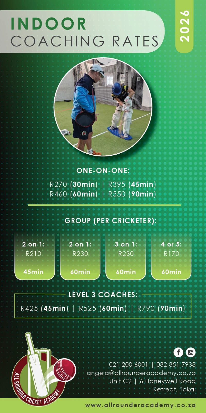 private coaching flyer